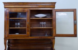 Louis Philippe style reproduction of a sideboard with solid cherry top